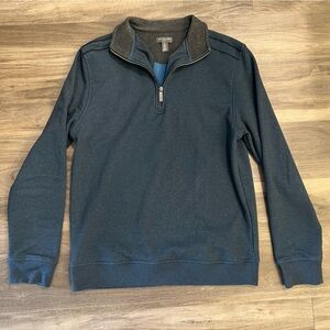 Van Heusen Flex Fleece 1/4 Zip Pullover Men’s Small BLUE